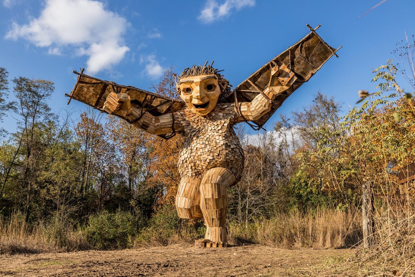 Dambo hopes that his trolls bring people into nature to explore.