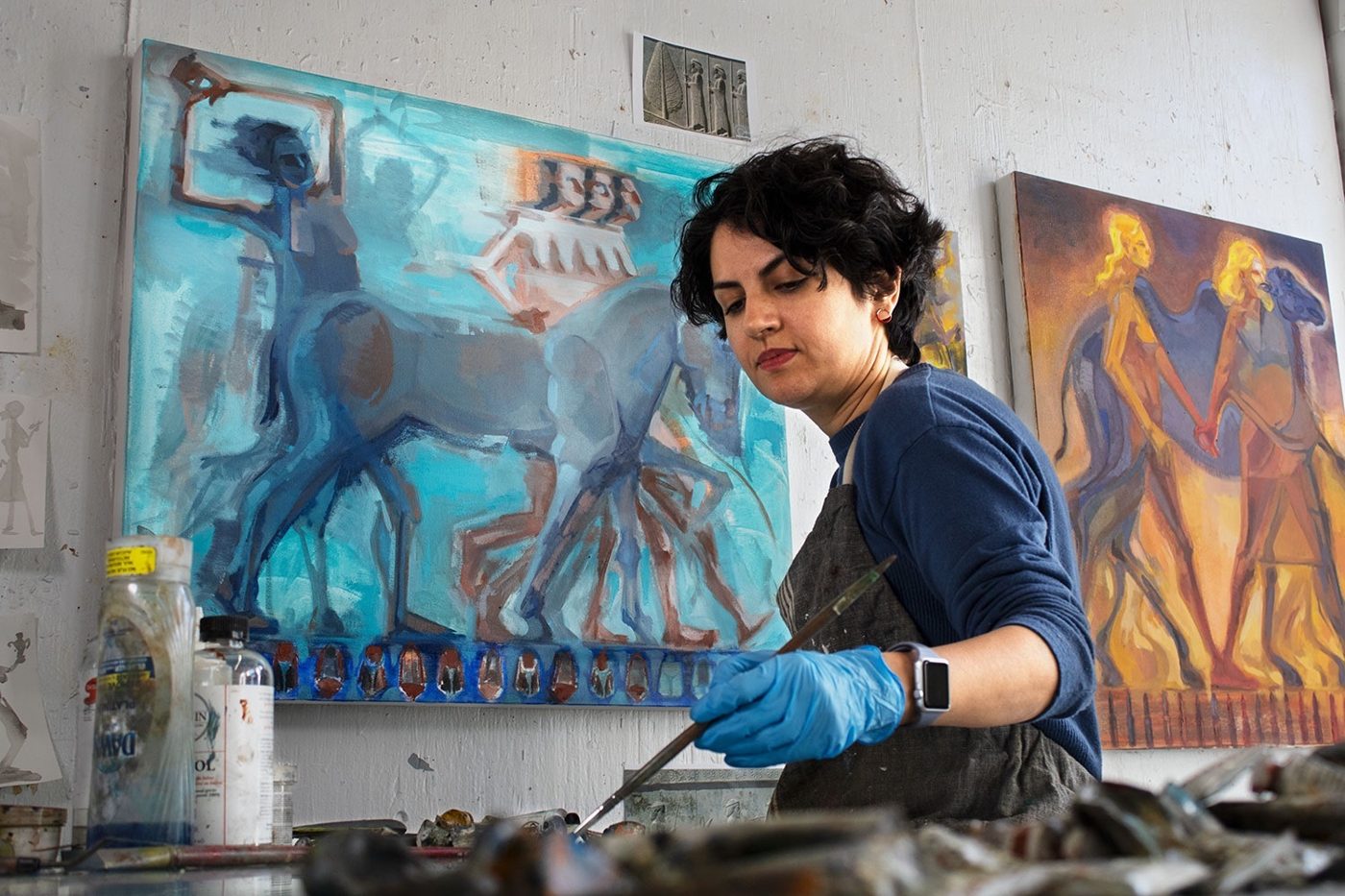 Shoora Majedian, 2023 William and Isabel Pope NSCAD, Painting, Artist-in-Residence