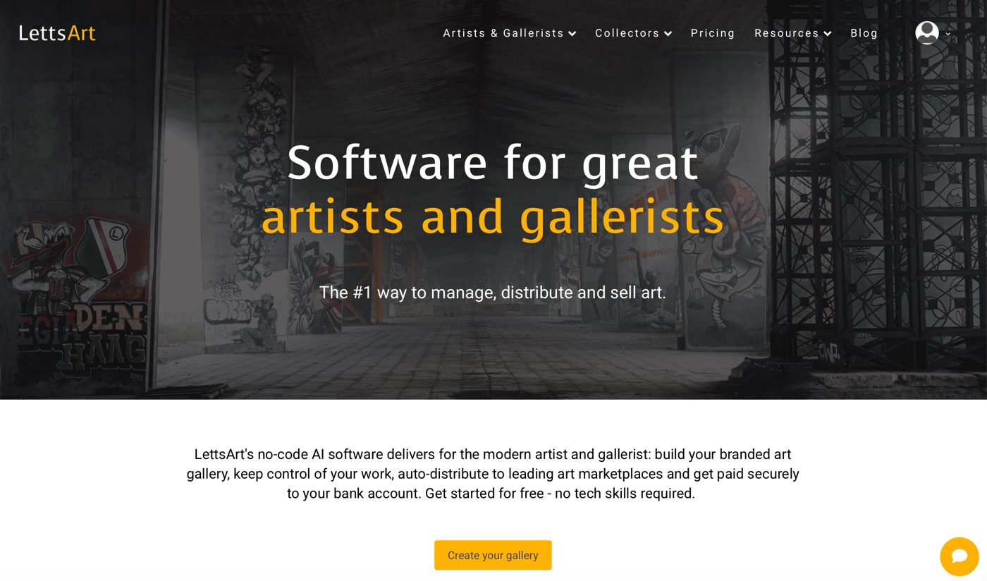 LettsArt - the artists' online way to manage, distribute and sell art